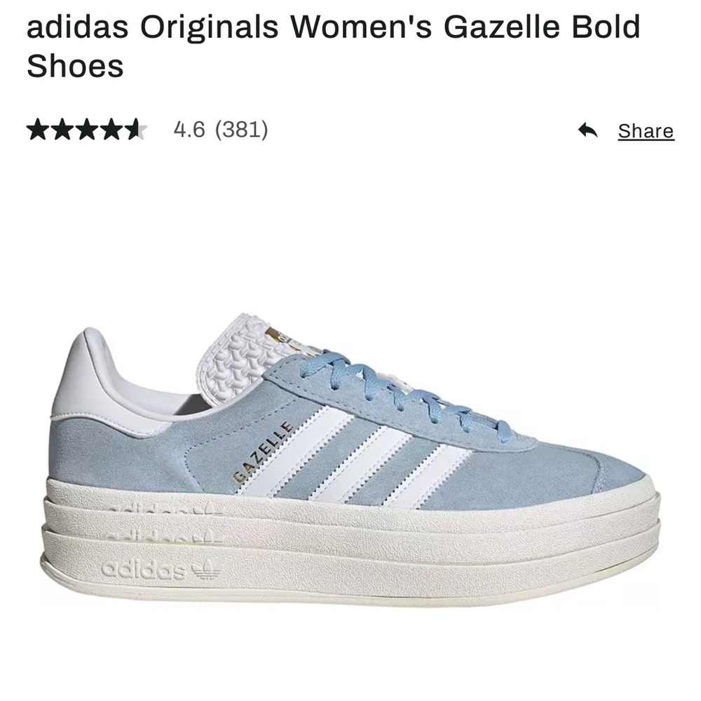 adidas Originals Women's Gazelle Bold Shoes